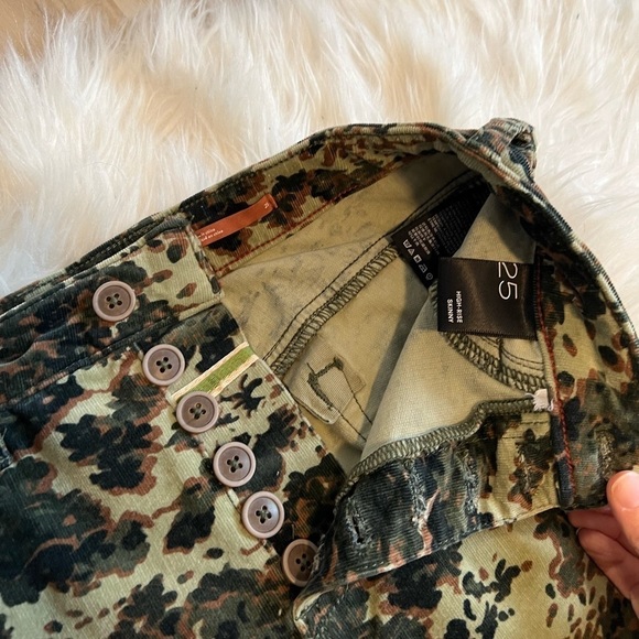 Anthropologie High Waisted Camo Corduroy Pants - Picture 5 of 13